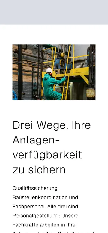 Handyansicht: Leistungen